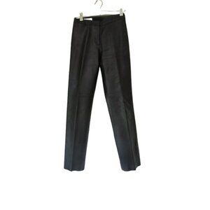 Brooks Brothers Black Lamb Leather High Waisted Pants Size 4
